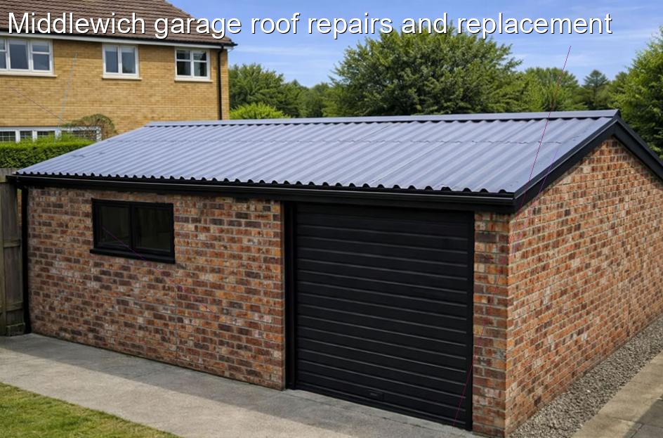 Middlewich garage roof repairs and replacement