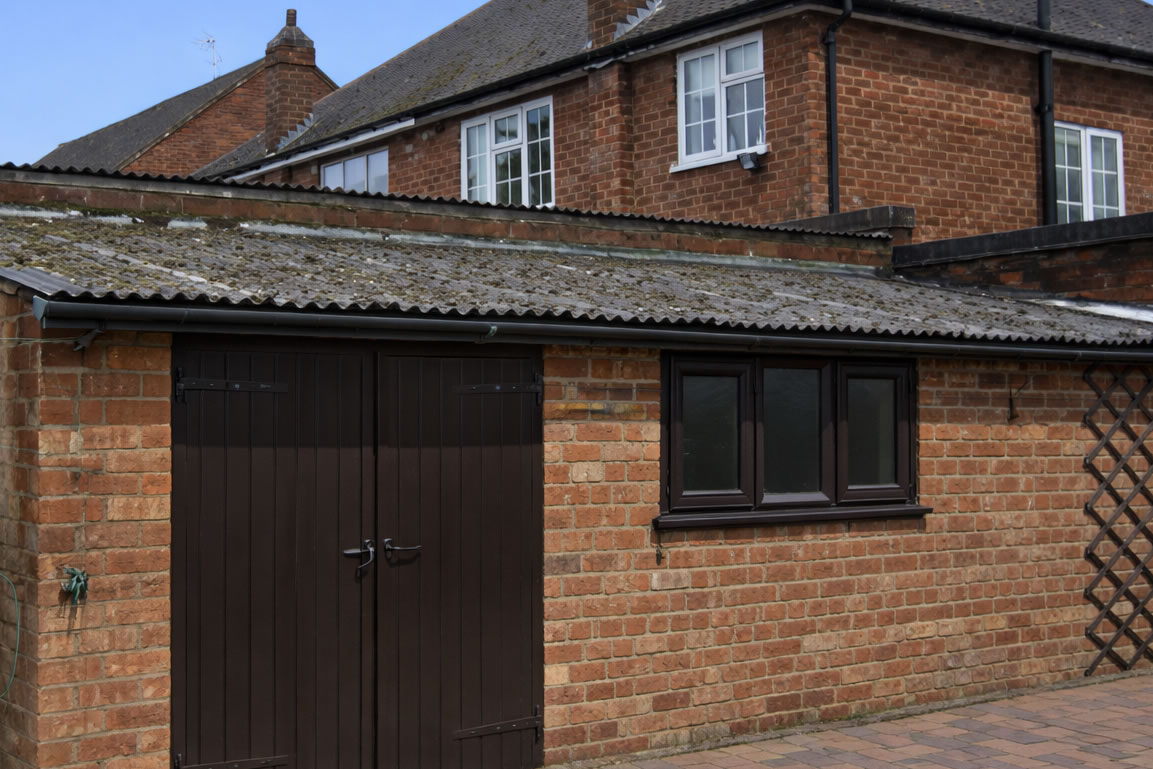 asbestos cement sheets garage roof