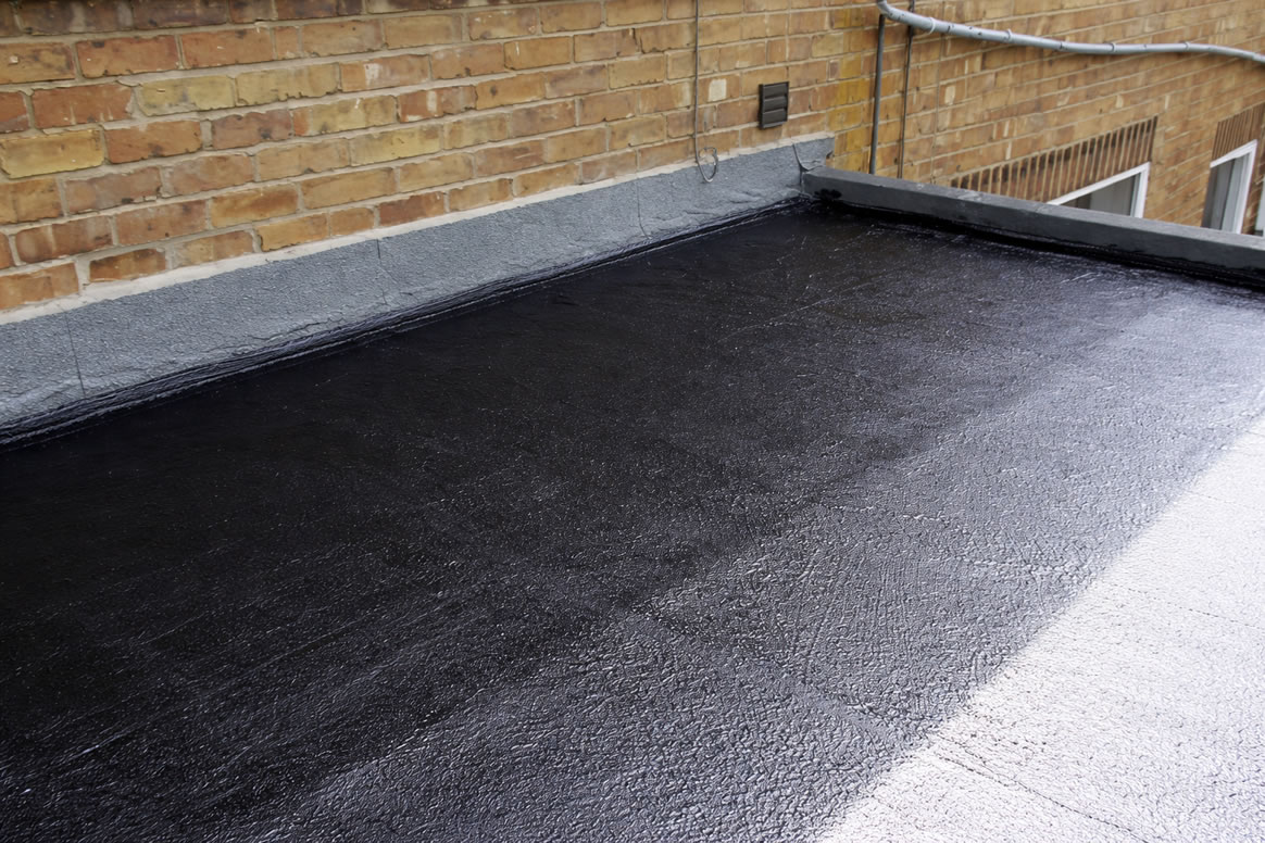 flat garage roof diy repair cost