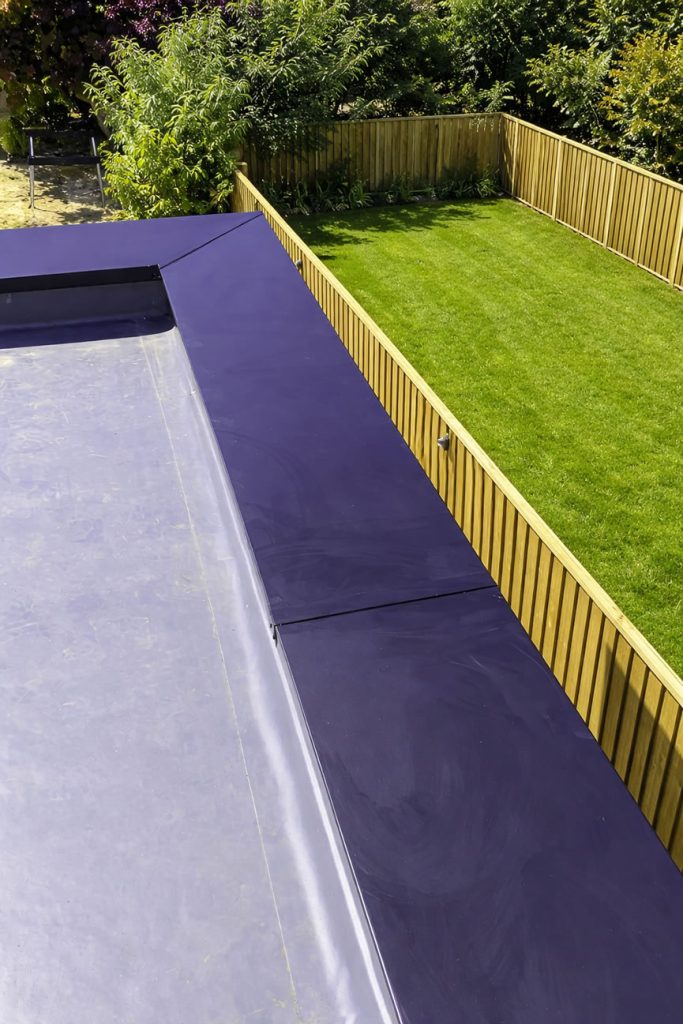 garage roof parapet aluminium