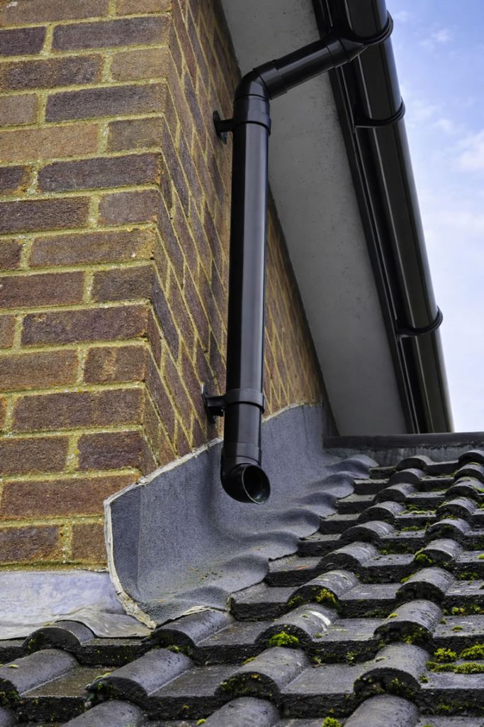 leaking garage roof flashing pitched roofing