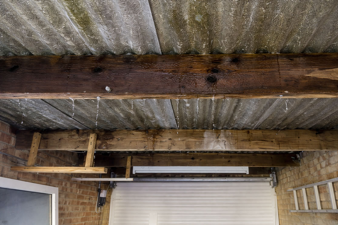 leaking garage roof